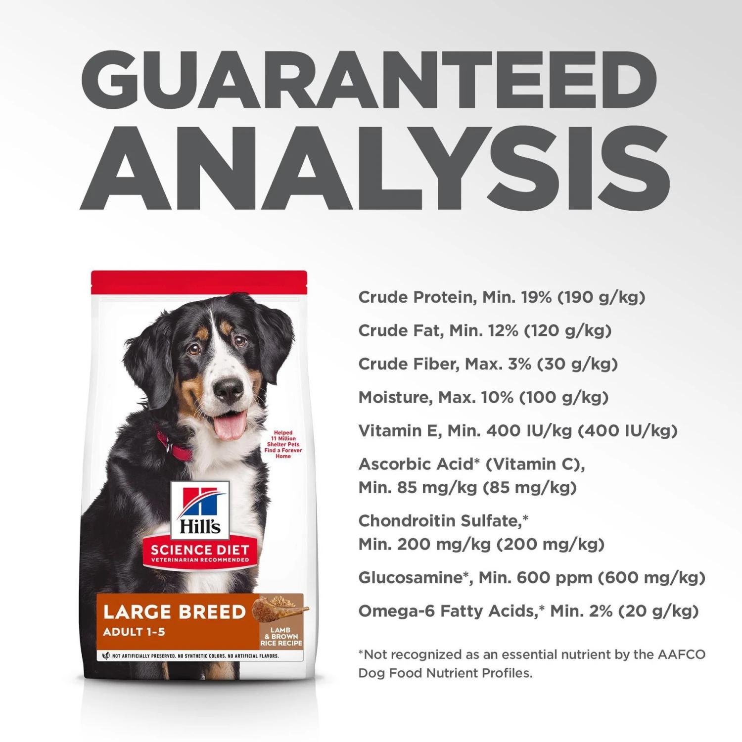 Hill's Science Diet Adult Large Breed Lamb Meal & Brown Rice Dry Dog Food 11 Hill's Science Diet Adult Large Breed Lamb Meal & Brown Rice Dry Dog Food - Image 9