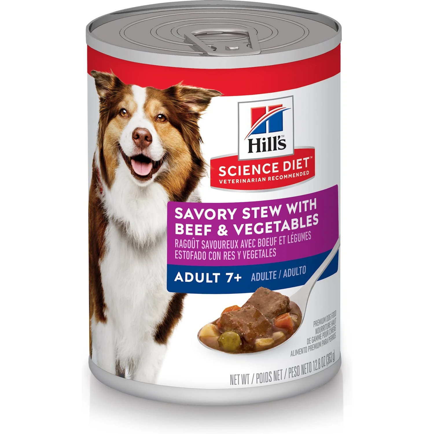 Hill's Science Diet Adult 7+ Savory Stew With Beef & Vegetables Canned Dog Food 3 Hill's Science Diet Adult 7+ Savory Stew With Beef & Vegetables Canned Dog Food
