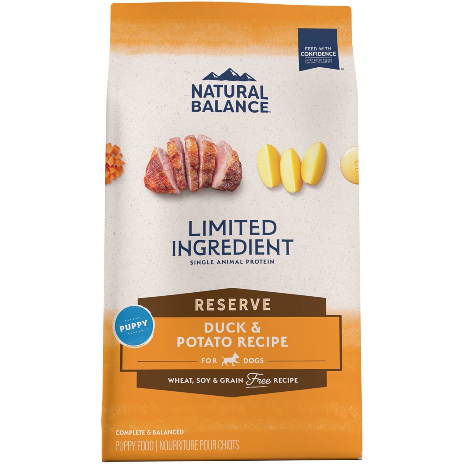Natural Balance Limited Ingredient Reserve Grain-Free Duck & Potato Puppy Recipe Dry Dog Food 3 Natural Balance Limited Ingredient Reserve Grain-Free Duck & Potato Puppy Recipe Dry Dog Food