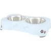 Loving Pets Dolce Double Diner Pet Dish, Murano -Blue Buffalo || ROYAL CANIN || Wellness Sales 54522 MAIN. AC SS1800 V1545257703
