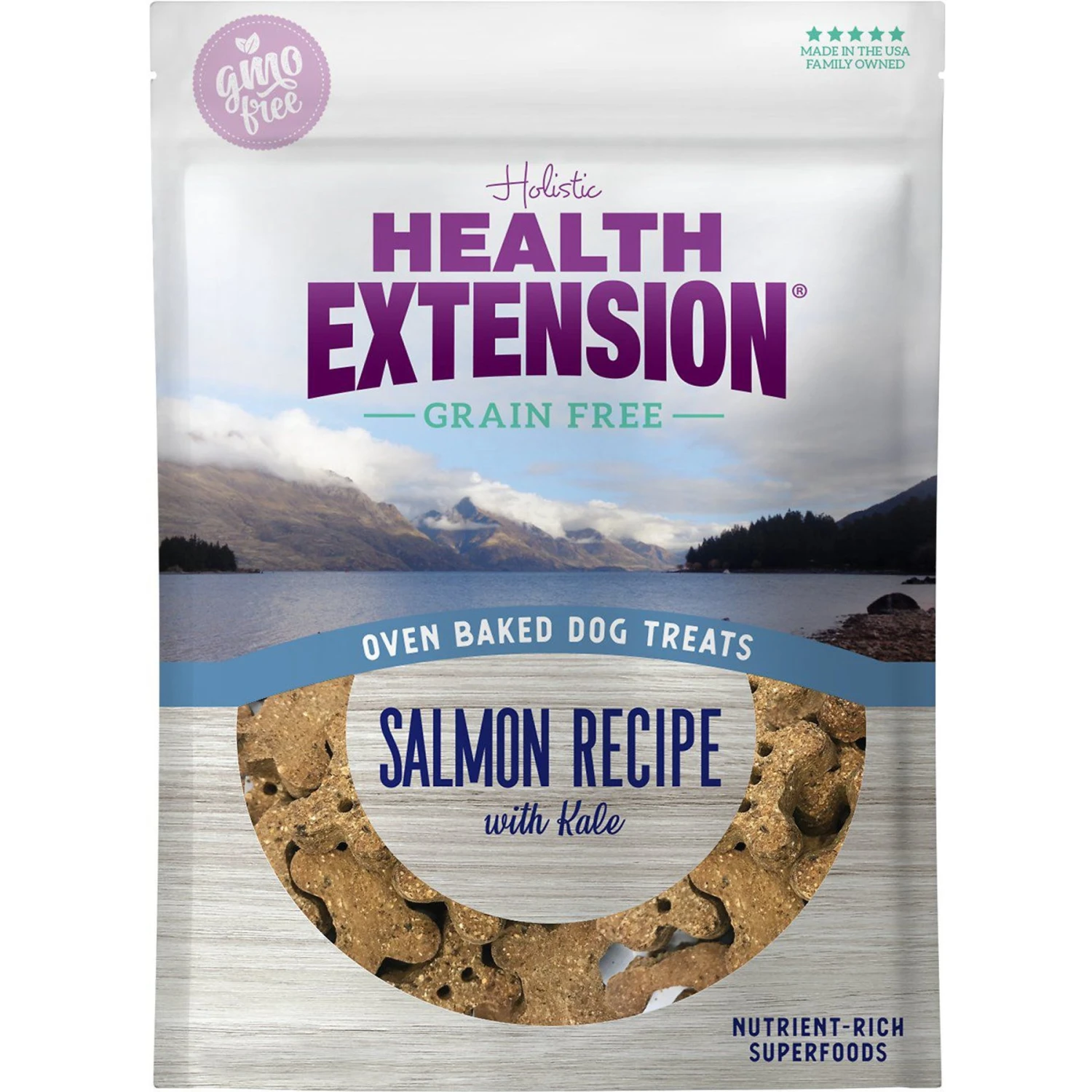 Health Extension Grain-Free Salmon Recipe Dry Dog Food & Health Extension Grain-Free Oven Baked Salmon Recipe With Kale Dog Treats 8 Health Extension Grain-Free Salmon Recipe Dry Dog Food & Health Extension Grain-Free Oven Baked Salmon Recipe With Kale Dog Treats - Image 6