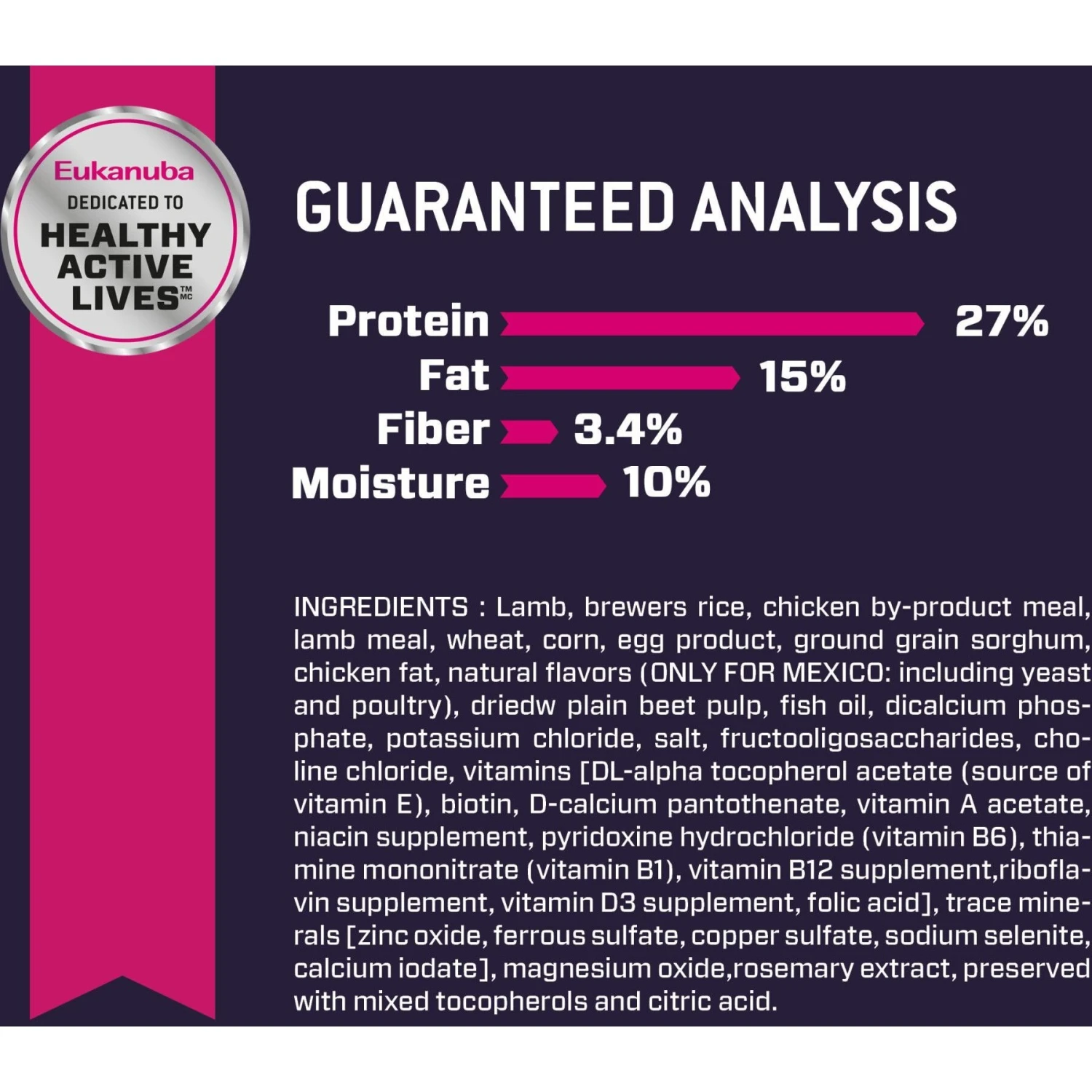 Eukanuba Puppy Lamb 1st Ingredient Dry Dog Food 8 Eukanuba Puppy Lamb 1st Ingredient Dry Dog Food - Image 6