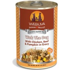 Weruva Wok The Dog With Chicken, Beef & Pumpkin In Gravy Grain-Free Canned Dog Food