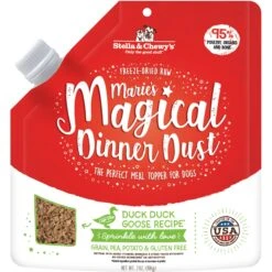 Stella & Chewy's Marie's Magical Dinner Dust Freeze-Dried Raw Cage-Free Chicken Dog Food Topper & Stella & Chewy's Marie's Magical Dinner Dust Duck Duck, Goose Recipe Freeze-Dried Raw Dog Food Topper, 7-oz Bag -Blue Buffalo || ROYAL CANIN || Wellness Sales 567438 PT5. AC SS1800 V1657659932
