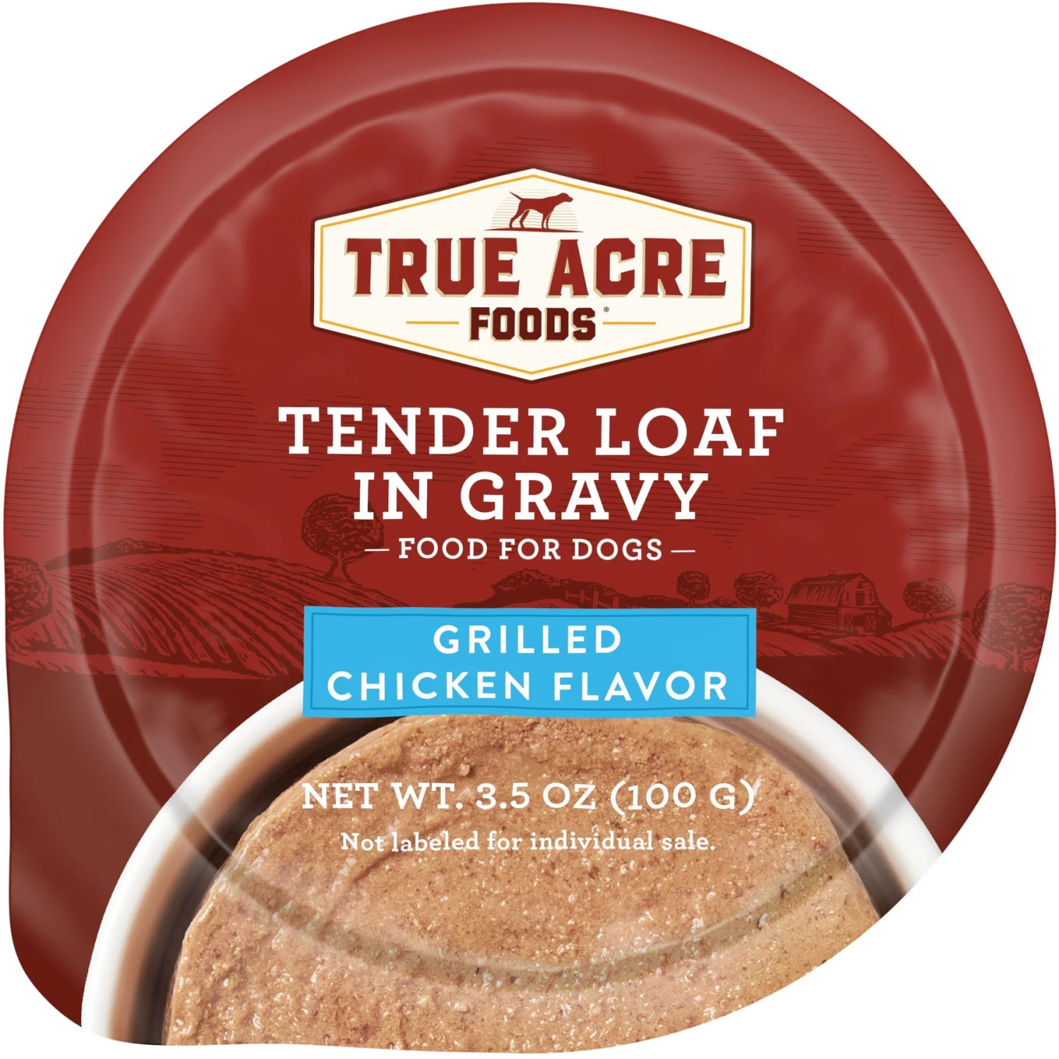 True Acre Foods Grilled Chicken Flavor Tender Loaf In Gravy, Wet Dog Food Cups 3 True Acre Foods Grilled Chicken Flavor Tender Loaf In Gravy, Wet Dog Food Cups