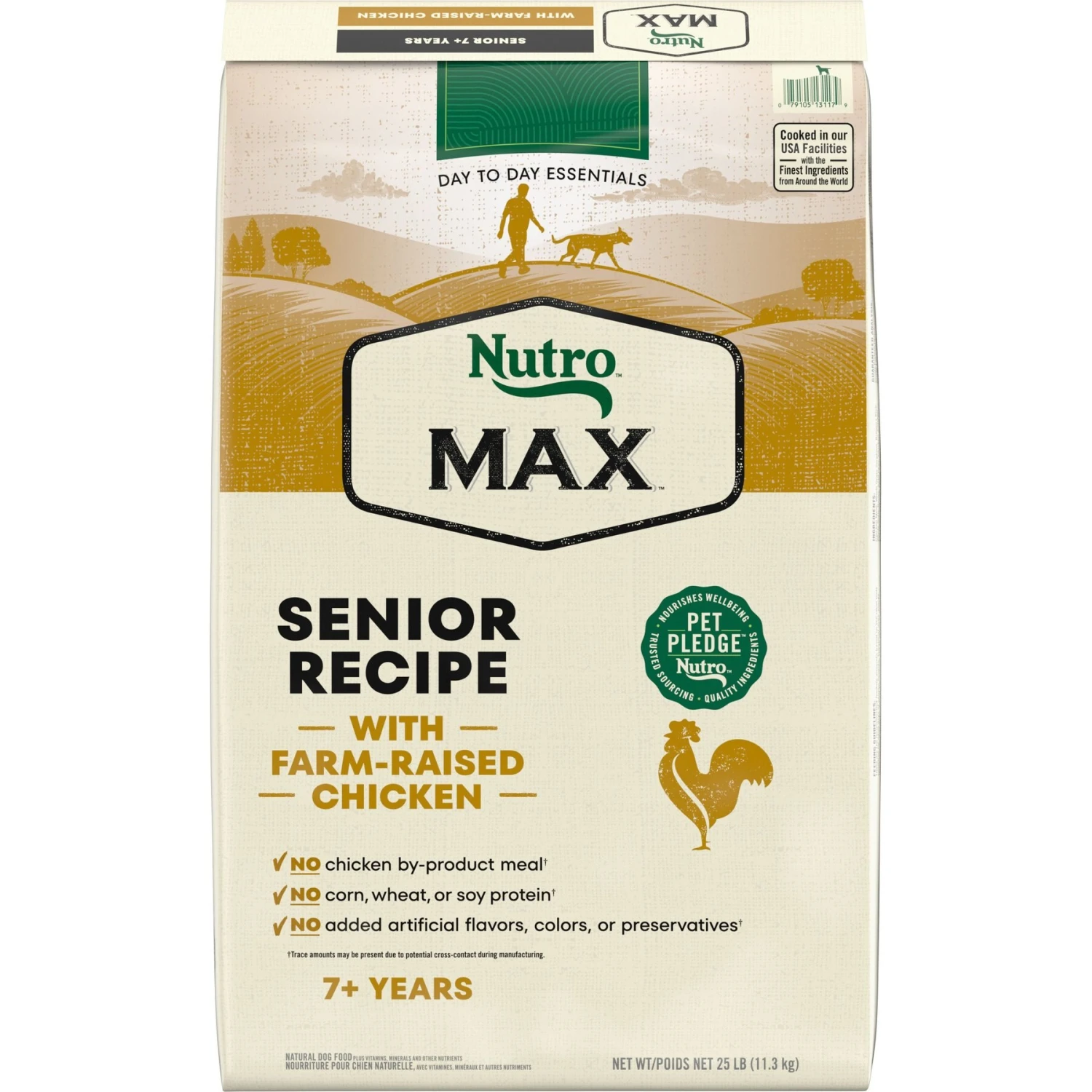 Nutro Max Senior Farm-Raised Chicken Recipe Natural Dry Dog Food, 25-lb Bag 3 Nutro Max Senior Farm-Raised Chicken Recipe Natural Dry Dog Food, 25-lb Bag