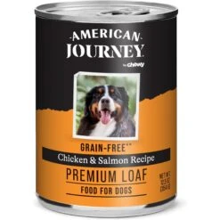American Journey Chicken & Salmon Recipe Grain-Free Canned Dog Food & American Journey Salmon & Sweet Potato Recipe Grain-Free Dry Dog Food -Blue Buffalo || ROYAL CANIN || Wellness Sales 574646 PT5. AC SS1800 V1694611104