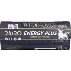 Wholesomes Energy Plus 24/20 Dry Dog Food, 40-lb Bag 8 Wholesomes Energy Plus 24/20 Dry Dog Food, 40-lb Bag -Blue Buffalo || ROYAL CANIN || Wellness Sales 574694 PT2. AC SS1800 V1658224255