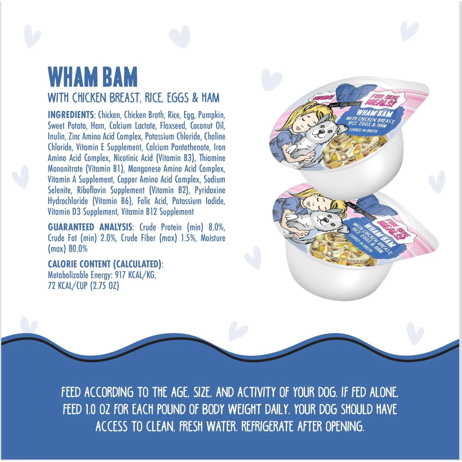 Weruva Best Fido Friend Fun Size Meals Wham Bam Wet Dog Food, 2.75-oz Cup, Case Of 12 10 Weruva Best Fido Friend Fun Size Meals Wham Bam Wet Dog Food, 2.75-oz Cup, Case Of 12 - Image 8