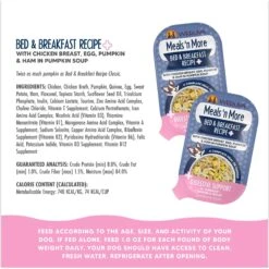 Weruva Meals 'n More Natural Wet Dog Food, Bed & Breakfast Plus Digestive Support, 3.5-oz Cup, 12 Count -Blue Buffalo || ROYAL CANIN || Wellness Sales 578430 PT3. AC SS1800 V1695843919