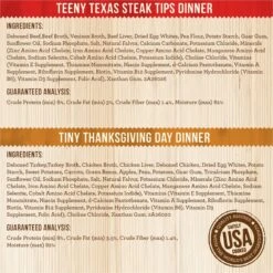 Merrick Lil’ Plates Dinner Duos Teeny Texas Steak Tips Dinner & Tiny Thanksgiving Day Dinner Variety Pack Grain-Free Wet Dog Food, 3.5-oz Tub, Case Of 12 -Blue Buffalo || ROYAL CANIN || Wellness Sales 578510 PT3. AC SS1800 V1659705001