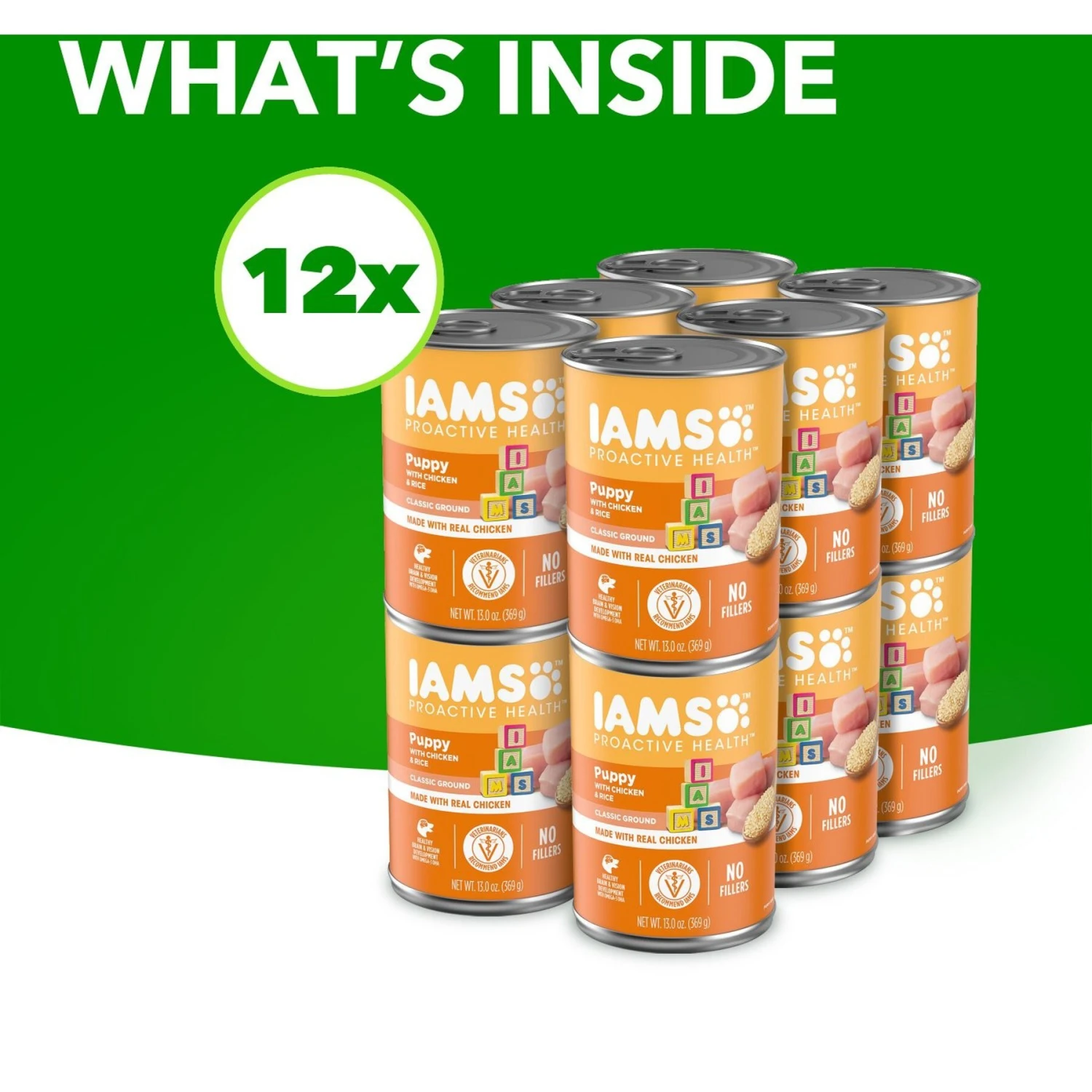 Iams ProActive Health Classic Ground With Chicken & Rice Puppy Wet Dog Food 5 Iams ProActive Health Classic Ground With Chicken & Rice Puppy Wet Dog Food - Image 3