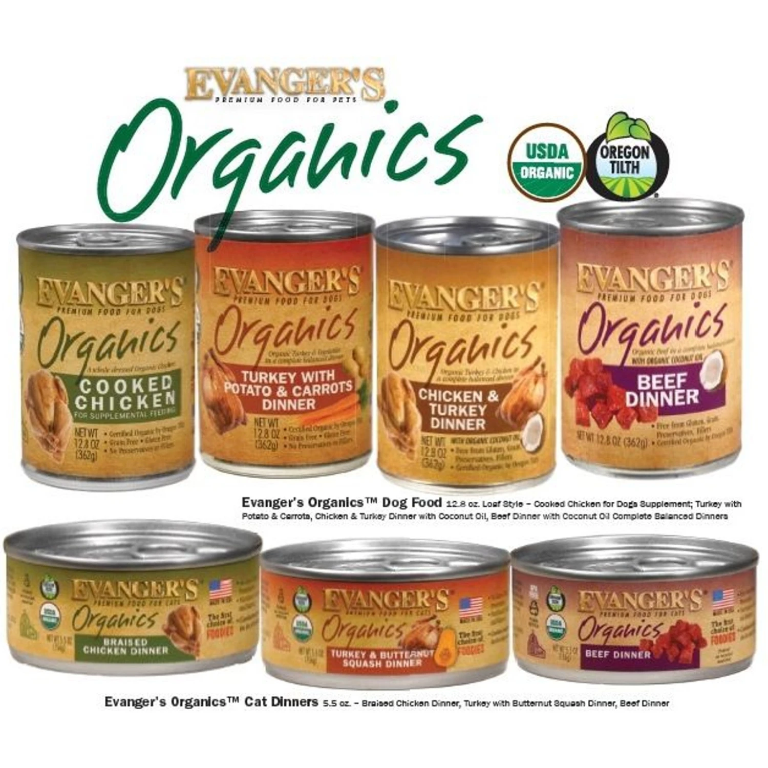 Evanger's Organics Cooked Chicken Grain-Free Canned Dog Food 4 Evanger's Organics Cooked Chicken Grain-Free Canned Dog Food - Image 2