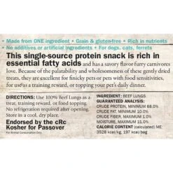 Evanger's Nothing But Natural Beef Lungs Raw Gently Dried Dog & Cat Treats -Blue Buffalo || ROYAL CANIN || Wellness Sales 60025 PT2. AC SS1800 V1693918743