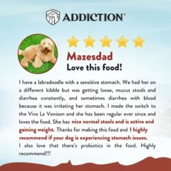 Addiction Grain-Free Viva La Venison Dry Dog Food -Blue Buffalo || ROYAL CANIN || Wellness Sales 60108 PT4. AC SS1800 V1672946958