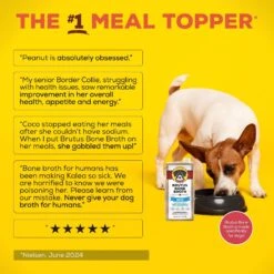 Brutus Broth Bone Broth Beef Flavor Hip & Joint Human-Grade Dog Food Topper, 32-oz Box 12 Brutus Broth Bone Broth Beef Flavor Hip & Joint Human-Grade Dog Food Topper, 32-oz Box -Blue Buffalo || ROYAL CANIN || Wellness Sales 604854 PT4. AC SS1800 V1670425792