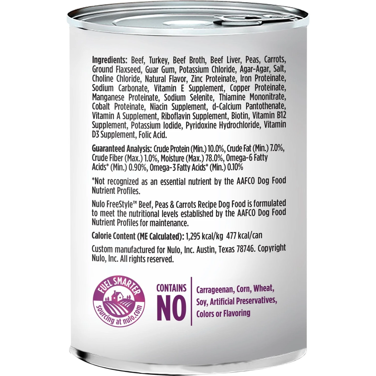 Nulo Freestyle Beef, Peas & Carrot Recipe Grain-Free Canned Dog Food & Nulo Freestyle Chicken, Carrots & Peas Recipe Grain-Free Canned Dog Food 6 Nulo Freestyle Beef, Peas & Carrot Recipe Grain-Free Canned Dog Food & Nulo Freestyle Chicken, Carrots & Peas Recipe Grain-Free Canned Dog Food - Image 4