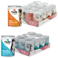 Nulo Freestyle Turkey & Sweet Potato Recipe Grain-Free Canned Dog Food & Nulo Freestyle Turkey, Salmon & Chickpeas Recipe Grain-Free Canned Dog Food