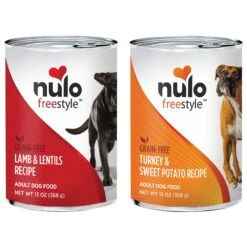 Nulo Freestyle Lamb & Lentils Recipe Grain-Free Canned Dog Food & Nulo Freestyle Turkey & Sweet Potato Recipe Grain-Free Canned Dog Food