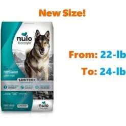 Nulo Freestyle Limited+ Salmon Recipe Grain-Free Puppy & Adult Dry Dog Food & Nulo Freestyle Salmon Recipe Grain-Free Dog Training Treats -Blue Buffalo || ROYAL CANIN || Wellness Sales 608070 PT3. AC SS1800 V1660923737