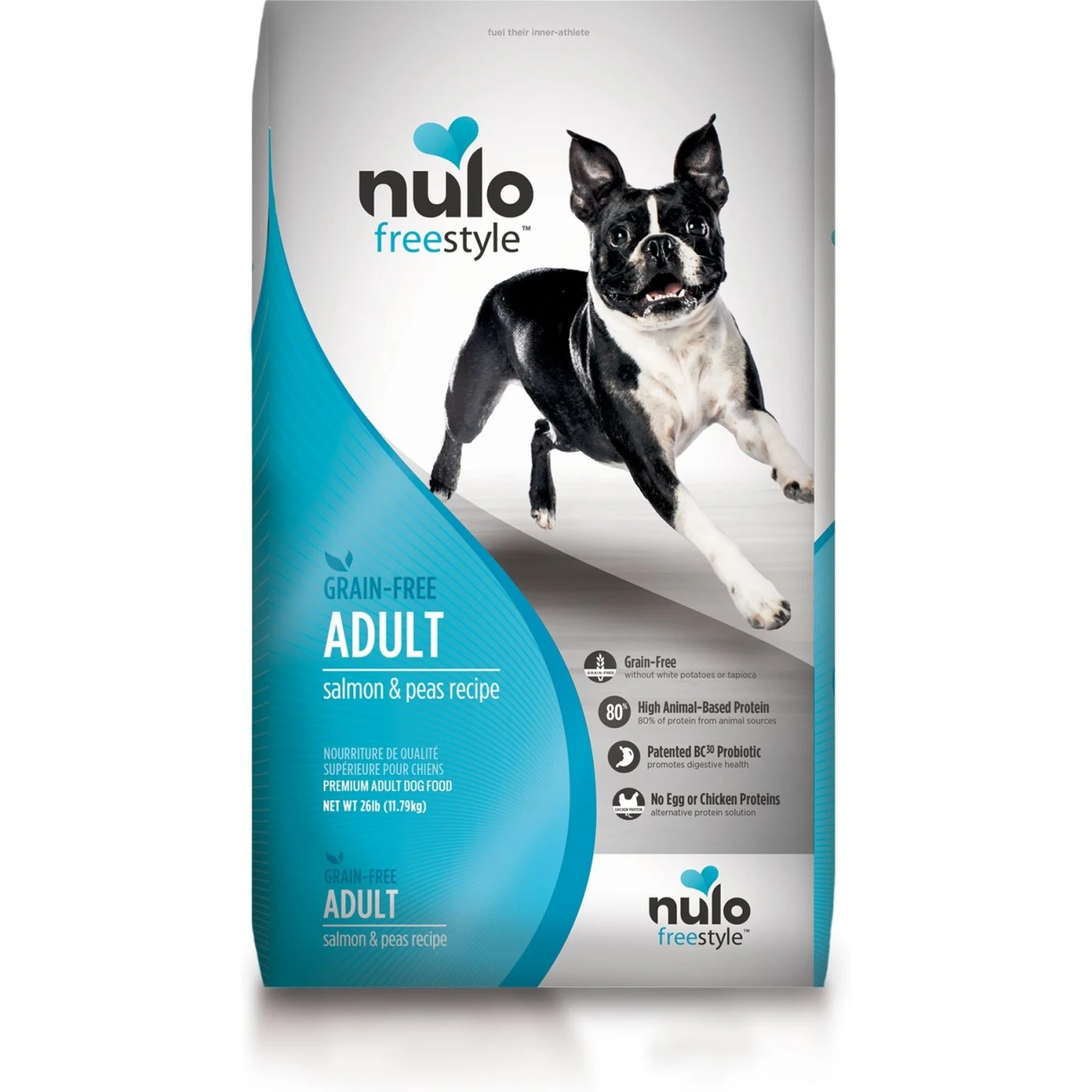 Nulo Freestyle Grain-Free Salmon & Peas Recipe Dry Dog Food & Nulo FreeStyle Variety Pack Dog Food Topper 4 Nulo Freestyle Grain-Free Salmon & Peas Recipe Dry Dog Food & Nulo FreeStyle Variety Pack Dog Food Topper - Image 2
