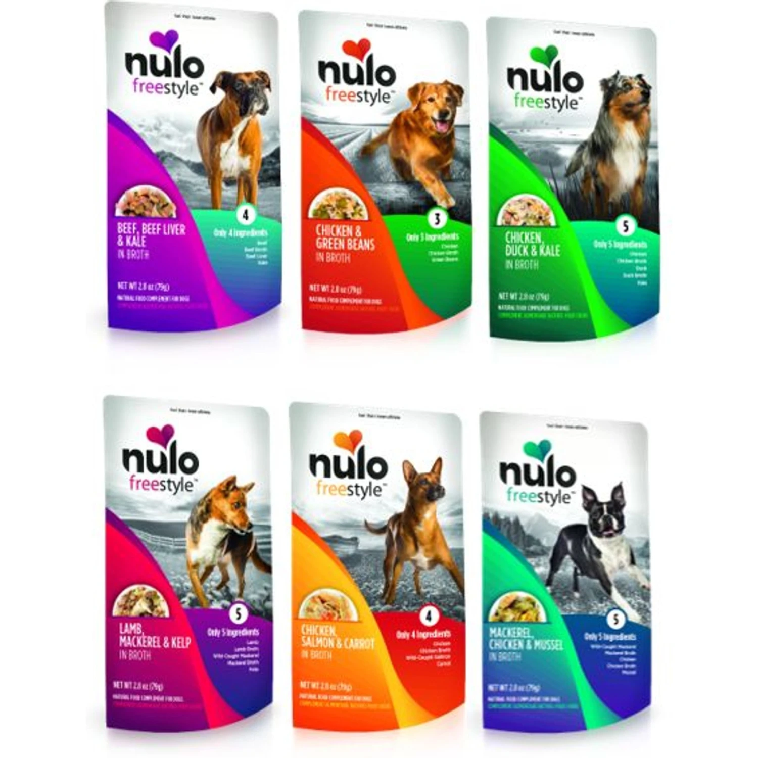 Nulo Freestyle Grain-Free Salmon & Peas Recipe Dry Dog Food & Nulo FreeStyle Variety Pack Dog Food Topper 7 Nulo Freestyle Grain-Free Salmon & Peas Recipe Dry Dog Food & Nulo FreeStyle Variety Pack Dog Food Topper - Image 5