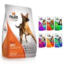 Nulo Freestyle Grain-Free Turkey & Sweet Potato Recipe Dry Dog Food & Nulo FreeStyle Variety Pack Dog Food Topper