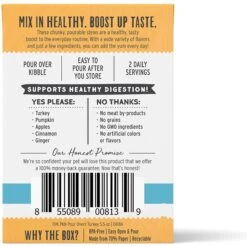 The Honest Kitchen Pumpkin POUR OVERS Turkey & Pumpkin Stew Wet Dog Food Topper & The Honest Kitchen Pumpkin POUR OVERS Salmon & Pumpkin Stew Wet Dog Food Topper -Blue Buffalo || ROYAL CANIN || Wellness Sales 609870 PT2. AC SS1800 V1660745725