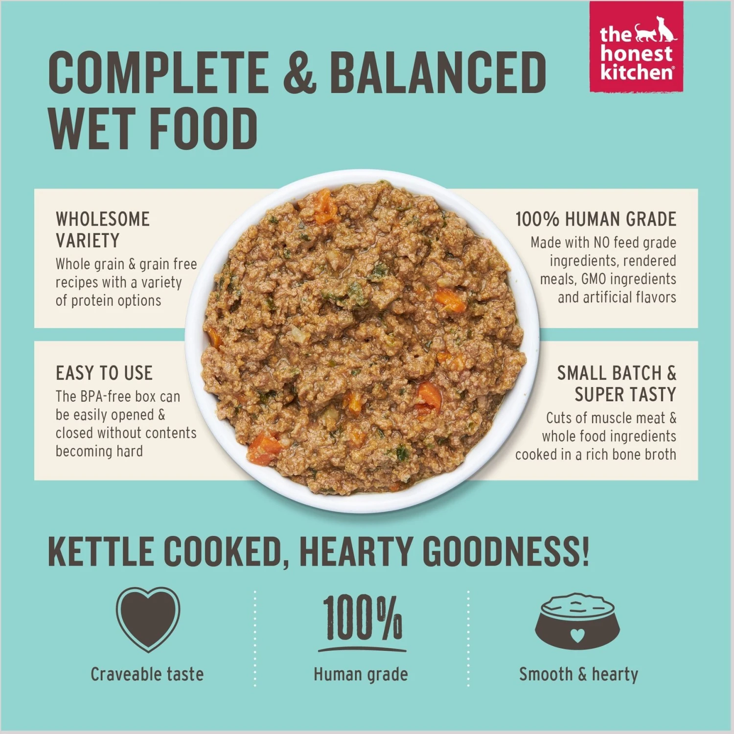 The Honest Kitchen Butcher Block Pate Chicken & Super Greens Pate Wet Dog Food & The Honest Kitchen Butcher Block Pate Beef, Cheddar & Farm Veggies Pate Wet Dog Food 7 The Honest Kitchen Butcher Block Pate Chicken & Super Greens Pate Wet Dog Food & The Honest Kitchen Butcher Block Pate Beef, Cheddar & Farm Veggies Pate Wet Dog Food - Image 5