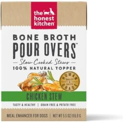 The Honest Kitchen Bone Broth POUR OVERS Beef Stew Wet Dog Food Topper & The Honest Kitchen Bone Broth POUR OVERS Chicken Stew Wet Dog Food Topper, 5.5-oz, Case Of 12 -Blue Buffalo || ROYAL CANIN || Wellness Sales 609894 PT5. AC SS1800 V1660745665