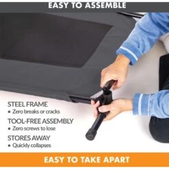 K&H Pet Products Original Pet Cot Elevated Dog Bed -Blue Buffalo || ROYAL CANIN || Wellness Sales 611958 PT4. AC SS1800 V1659484090