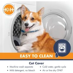 K&H Pet Products Original Pet Cot Elevated Dog Bed -Blue Buffalo || ROYAL CANIN || Wellness Sales 611958 PT8. AC SS1800 V1659484089