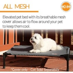 K&H Pet Products All Weather Elevated Dog Cot Bed Replacement Cover, Gray 13 K&H Pet Products All Weather Elevated Dog Cot Bed Replacement Cover, Gray -Blue Buffalo || ROYAL CANIN || Wellness Sales 613814 PT3. AC SS1800 V1660309292