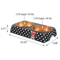Disney Minnie Mouse Peek-A-Boo Silicone Dog & Cat Can Cover & Disney Minnie Mouse Peek-A-Boo Melamine Stainless Steel Double Dog & Cat Bowl -Blue Buffalo || ROYAL CANIN || Wellness Sales 623406 PT6. AC SS1800 V1661896822