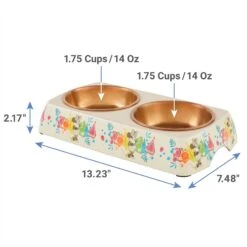 Disney Minnie Mouse Summer Bamboo Melamine Stainless Steel Double Dog & Cat Bowl & Disney Minnie Mouse Peek-A-Boo Melamine Stainless Steel Double Dog & Cat Bowl -Blue Buffalo || ROYAL CANIN || Wellness Sales 623430 PT2. AC SS1800 V1661896456