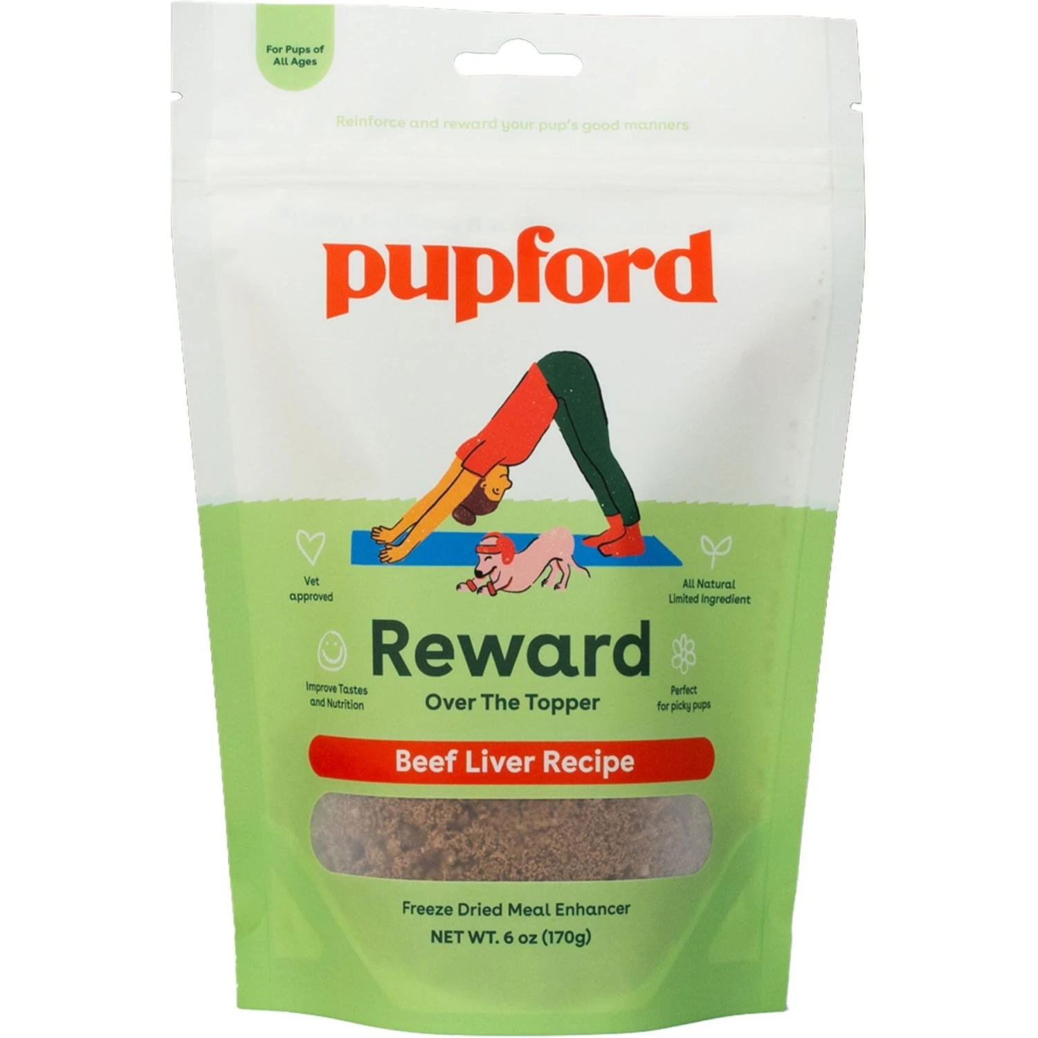 Pupford Over The Topper Beef Liver Freeze-Dried Dog Food Topper, 6-oz Bag 6 Pupford Over The Topper Beef Liver Freeze-Dried Dog Food Topper, 6-oz Bag - Image 4