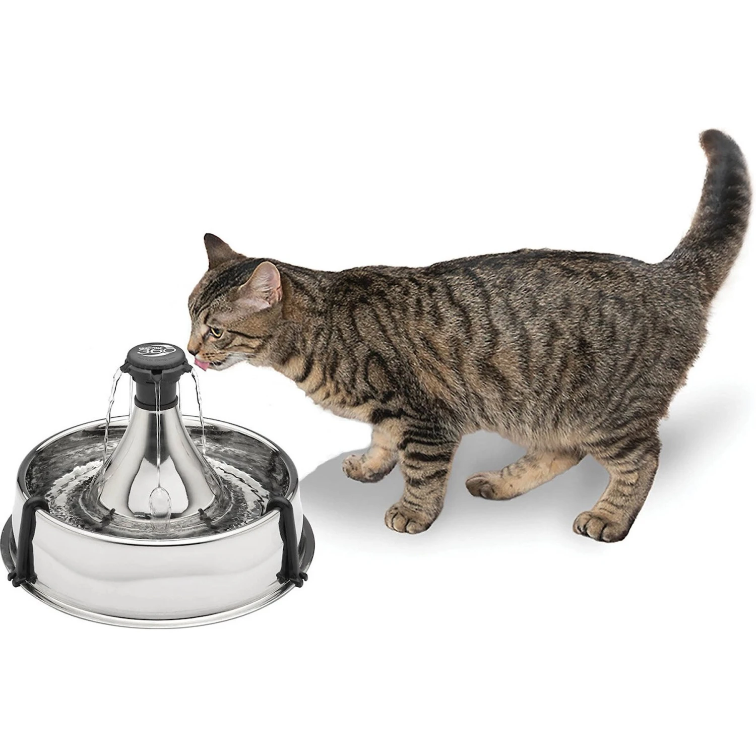 PetSafe Drinkwell 360 Stainless Steel Cat & Dog Water Fountain, 128-oz 3 PetSafe Drinkwell 360 Stainless Steel Cat & Dog Water Fountain, 128-oz