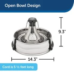 PetSafe Drinkwell 360 Stainless Steel Cat & Dog Water Fountain, 128-oz 16 PetSafe Drinkwell 360 Stainless Steel Cat & Dog Water Fountain, 128-oz -Blue Buffalo || ROYAL CANIN || Wellness Sales 63138 PT5. AC SS1800 V1616423515