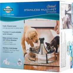 PetSafe Drinkwell 360 Stainless Steel Cat & Dog Water Fountain, 128-oz 19 PetSafe Drinkwell 360 Stainless Steel Cat & Dog Water Fountain, 128-oz -Blue Buffalo || ROYAL CANIN || Wellness Sales 63138 PT8. AC SS1800 V1545233224