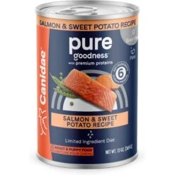 CANIDAE PURE All Stages Grain-Free Limited Ingredient Salmon & Sweet Potato Recipe Canned Dog Food, 13-oz & CANIDAE Grain-Free PURE Limited Ingredient Salmon & Sweet Potato Recipe Dry Dog Food 16 CANIDAE PURE All Stages Grain-Free Limited Ingredient Salmon & Sweet Potato Recipe Canned Dog Food, 13-oz & CANIDAE Grain-Free PURE Limited Ingredient Salmon & Sweet Potato Recipe Dry Dog Food -Blue Buffalo || ROYAL CANIN || Wellness Sales 632510 PT5. AC SS1800 V1684789714