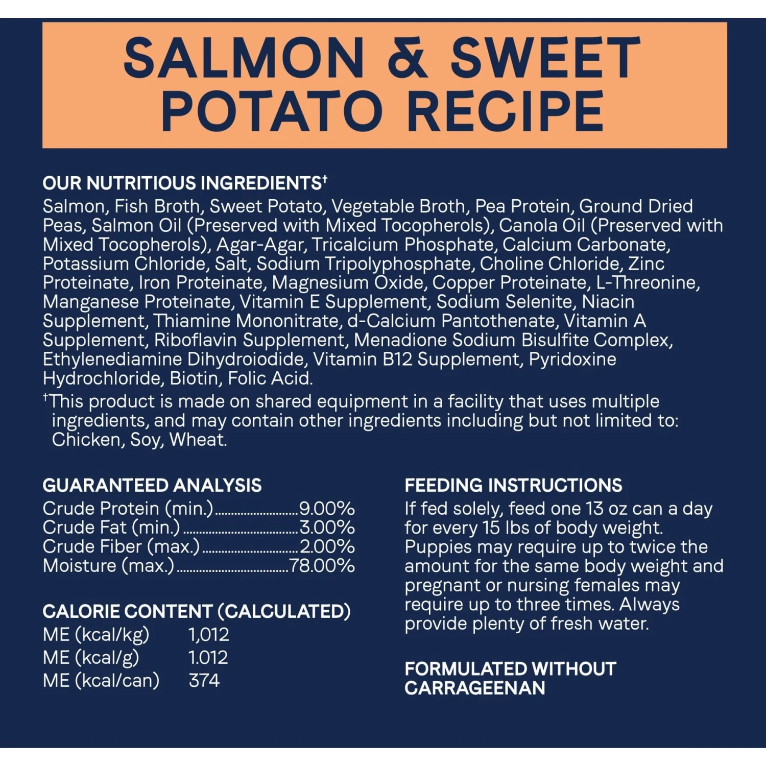 CANIDAE PURE All Stages Grain-Free Limited Ingredient Salmon & Sweet Potato Recipe Canned Dog Food, 13-oz & CANIDAE Grain-Free PURE Limited Ingredient Salmon & Sweet Potato Recipe Dry Dog Food 11 CANIDAE PURE All Stages Grain-Free Limited Ingredient Salmon & Sweet Potato Recipe Canned Dog Food, 13-oz & CANIDAE Grain-Free PURE Limited Ingredient Salmon & Sweet Potato Recipe Dry Dog Food - Image 9