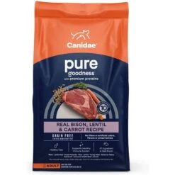 CANIDAE Grain-Free PURE Limited Ingredient Salmon & Sweet Potato Recipe Dry Dog Food & CANIDAE Grain-Free PURE Limited Ingredient Bison, Lentil & Carrot Recipe Dry Dog Food -Blue Buffalo || ROYAL CANIN || Wellness Sales 632526 PT5. AC SS1800 V1684789788