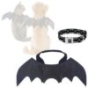 Frisco Bat Wings Dog & Cat Costume & Buckle-Down Batman Shield Polyester Dog Collar -Blue Buffalo || ROYAL CANIN || Wellness Sales 638566 MAIN. AC SS1800 V1663249111