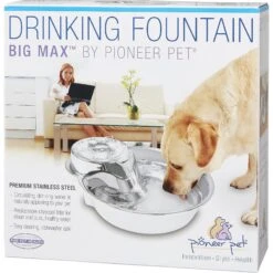 Pioneer Pet Big Max Style Stainless Steel Dog & Cat Fountain, 128-oz -Blue Buffalo || ROYAL CANIN || Wellness Sales 64095 PT5. AC SS1800 V1539026820