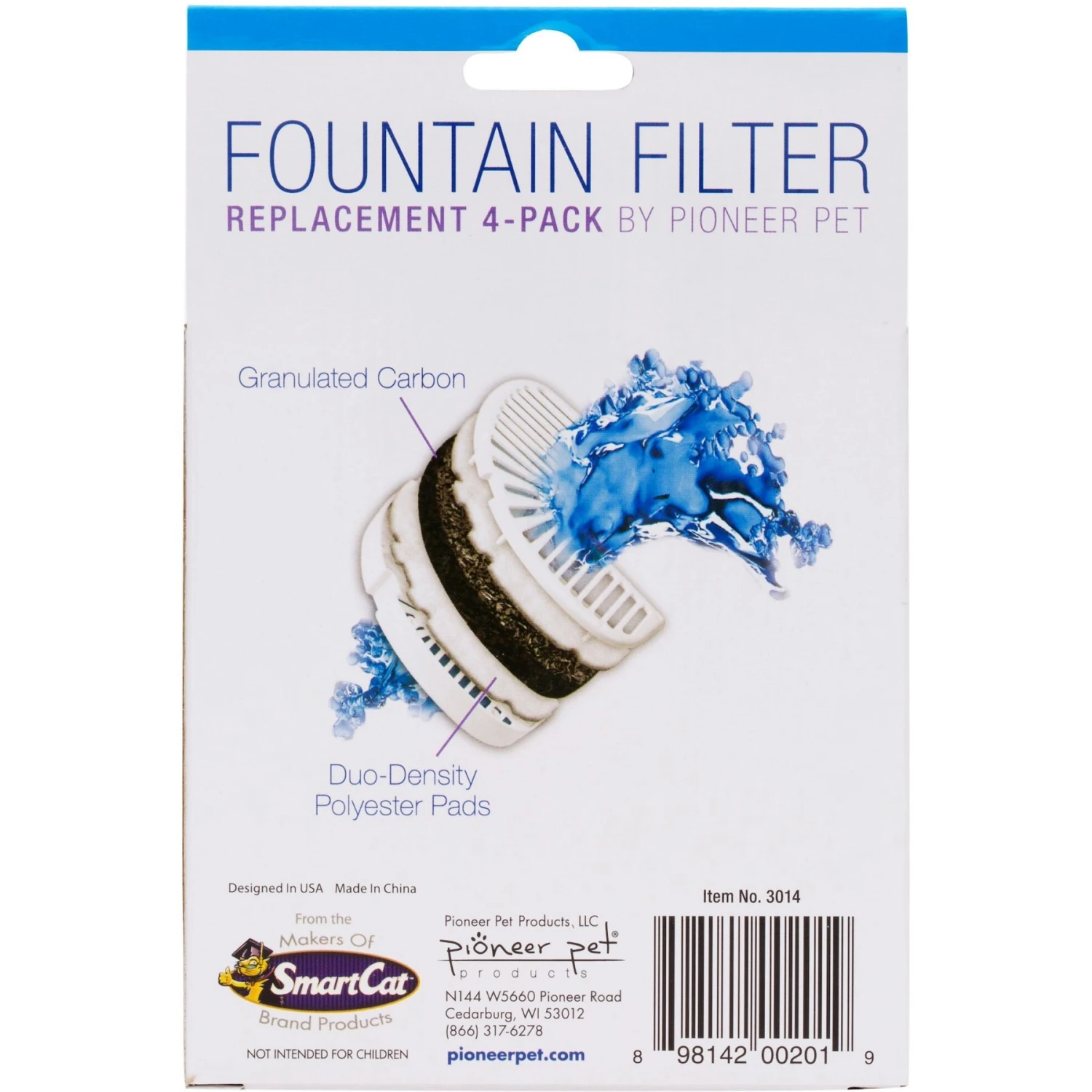 Pioneer Pet Replacement Filters For Ceramic & Stainless Steel Fountains 5 Pioneer Pet Replacement Filters For Ceramic & Stainless Steel Fountains - Image 3