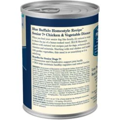 Blue Buffalo Homestyle Recipe Senior Chicken Dinner With Garden Vegetables Canned Dog Food -Blue Buffalo || ROYAL CANIN || Wellness Sales 64620 PT2. AC SS1800 V1689355798
