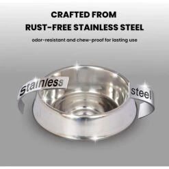 Iconic Pet Anti Ant Stainless Steel Non Skid Dog & Cat Bowl, 2 Count -Blue Buffalo || ROYAL CANIN || Wellness Sales 652046 PT3. AC SS1800 V1663880784