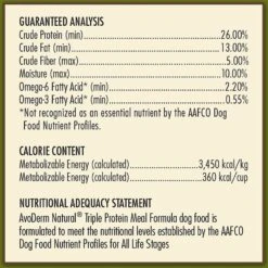AvoDerm Natural Triple Protein Chicken, Lamb & Turkey Meals Recipe All Life Stages Dry Dog Food -Blue Buffalo || ROYAL CANIN || Wellness Sales 65234 PT5. AC SS1800 V1599083152