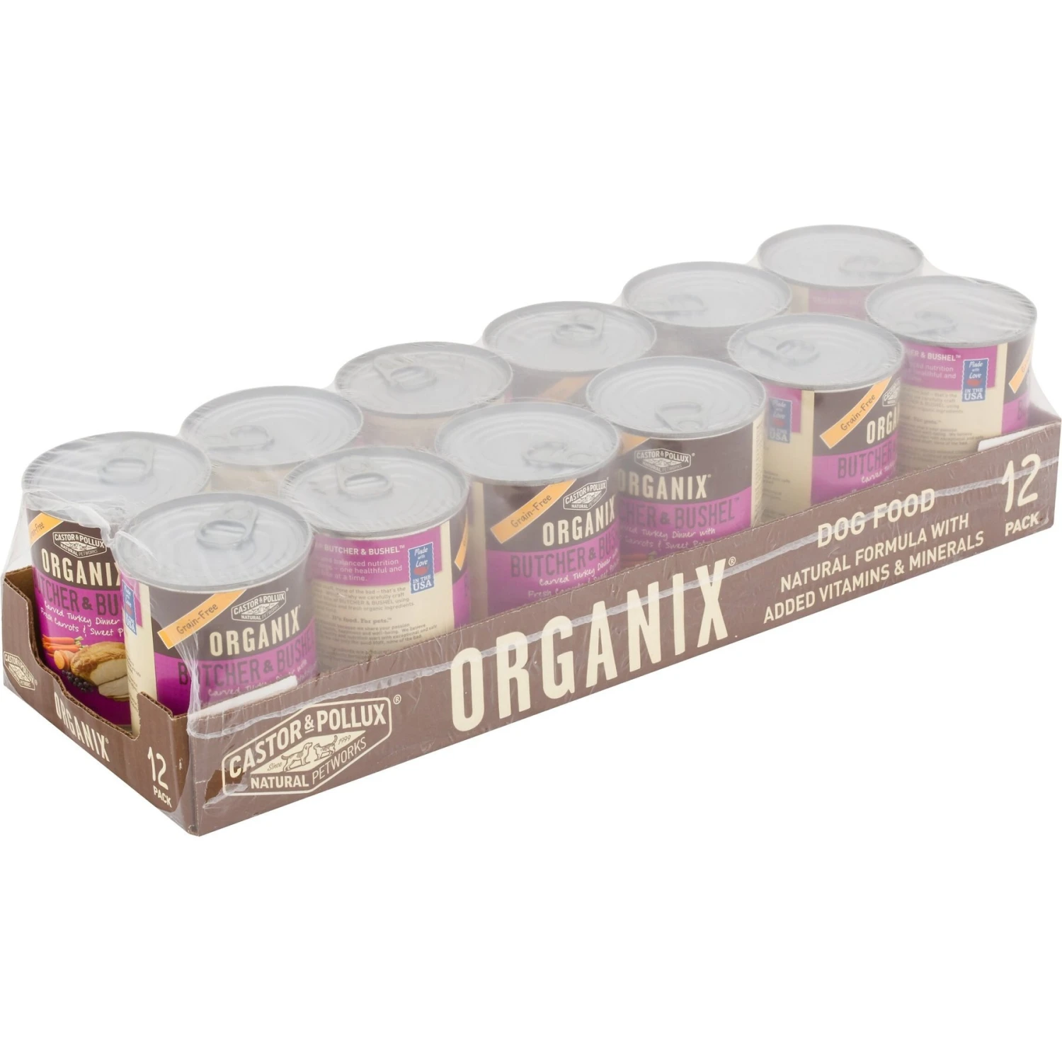 Castor & Pollux Organix Grain-Free Butcher & Bushel Organic Carved Turkey Dinner In Gravy Adult Canned Dog Food 4 Castor & Pollux Organix Grain-Free Butcher & Bushel Organic Carved Turkey Dinner In Gravy Adult Canned Dog Food - Image 2
