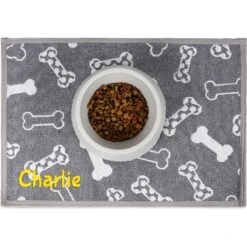 GoTags Bone Personalized Dog & Cat Feeding Mat 13 GoTags Bone Personalized Dog & Cat Feeding Mat -Blue Buffalo || ROYAL CANIN || Wellness Sales 657966 PT5. AC SS1800 V1666043717